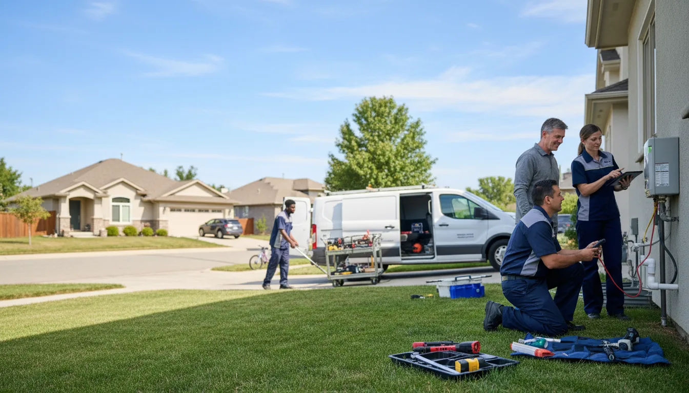 Tankless water heater service in Benedict, KS